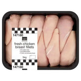 Chef's Essentials Fresh Chicken Breast Fillets 5kg  Adomoo